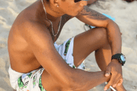 Dotado e ativo e moreno